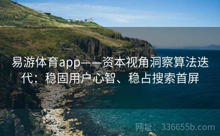 易游体育app——资本视角洞察算法迭代：稳固用户心智、稳占搜索首屏