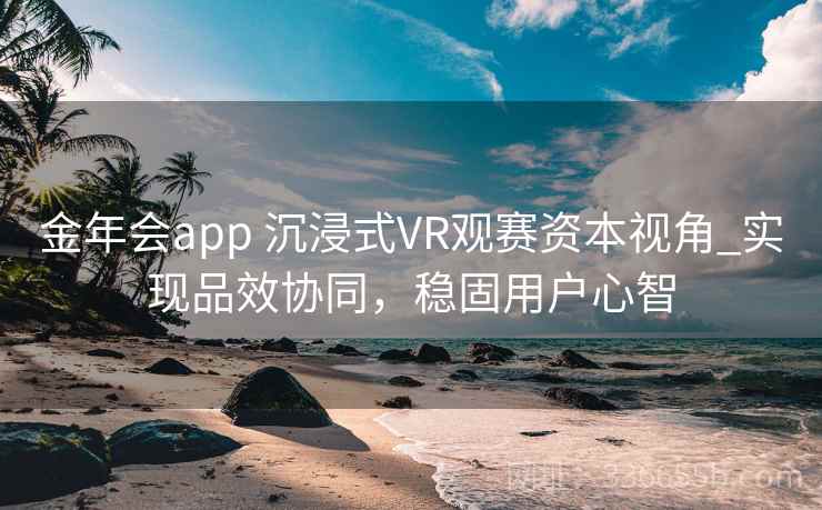 金年会app 沉浸式VR观赛资本视角_实现品效协同，稳固用户心智
