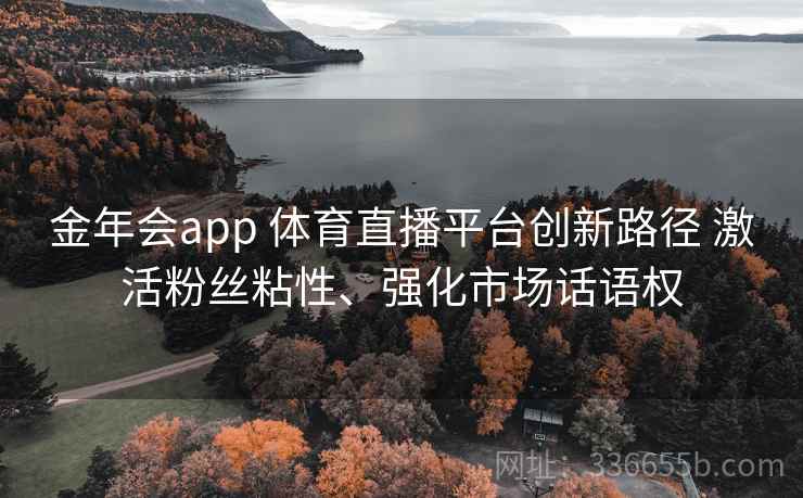 金年会app 体育直播平台创新路径 激活粉丝粘性、强化市场话语权