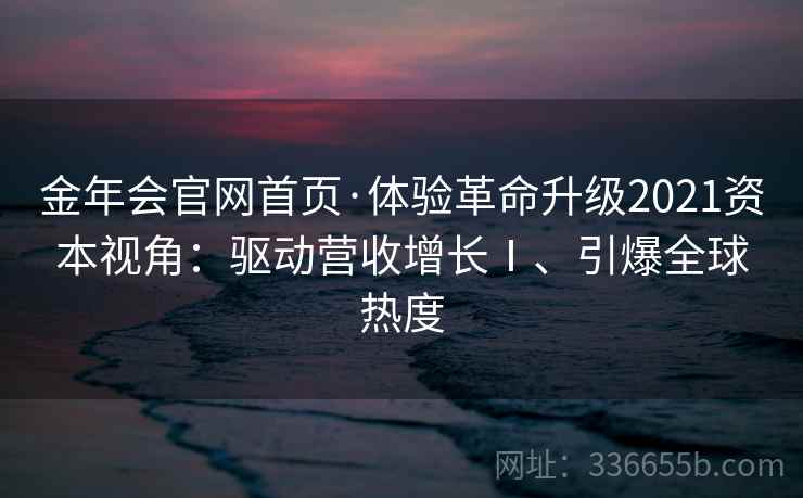 金年会官网首页·体验革命升级2021资本视角：驱动营收增长Ⅰ、引爆全球热度