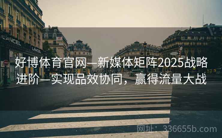 好博体育官网—新媒体矩阵2025战略进阶—实现品效协同，赢得流量大战