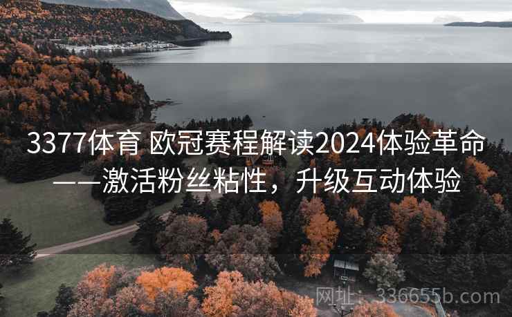 3377体育 欧冠赛程解读2024体验革命——激活粉丝粘性，升级互动体验