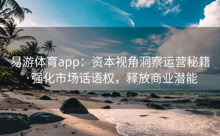 易游体育app：资本视角洞察运营秘籍·强化市场话语权，释放商业潜能